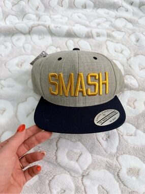 Nashville Predators SMASH Embroidered Snapback Hat - Gray & Navy NWT E21